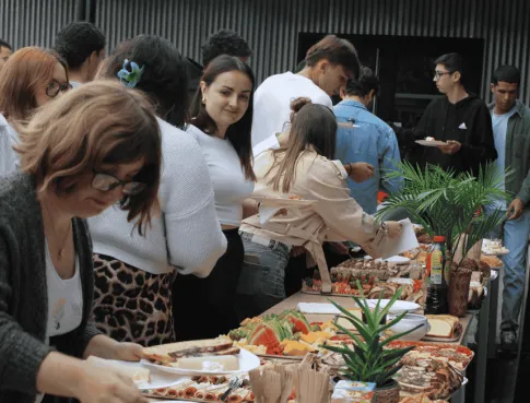 Brunch de fin d'année mérité pour nos étudiants en BTS !