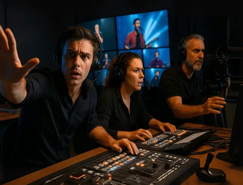 Le stress du direct : apprendre à gérer l’imprévu dans les métiers de l’audiovisuel