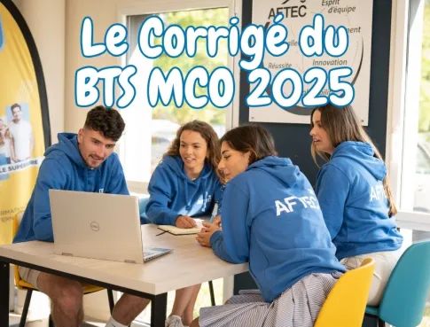 Le sujet et corrigé du BTS MCO 2025